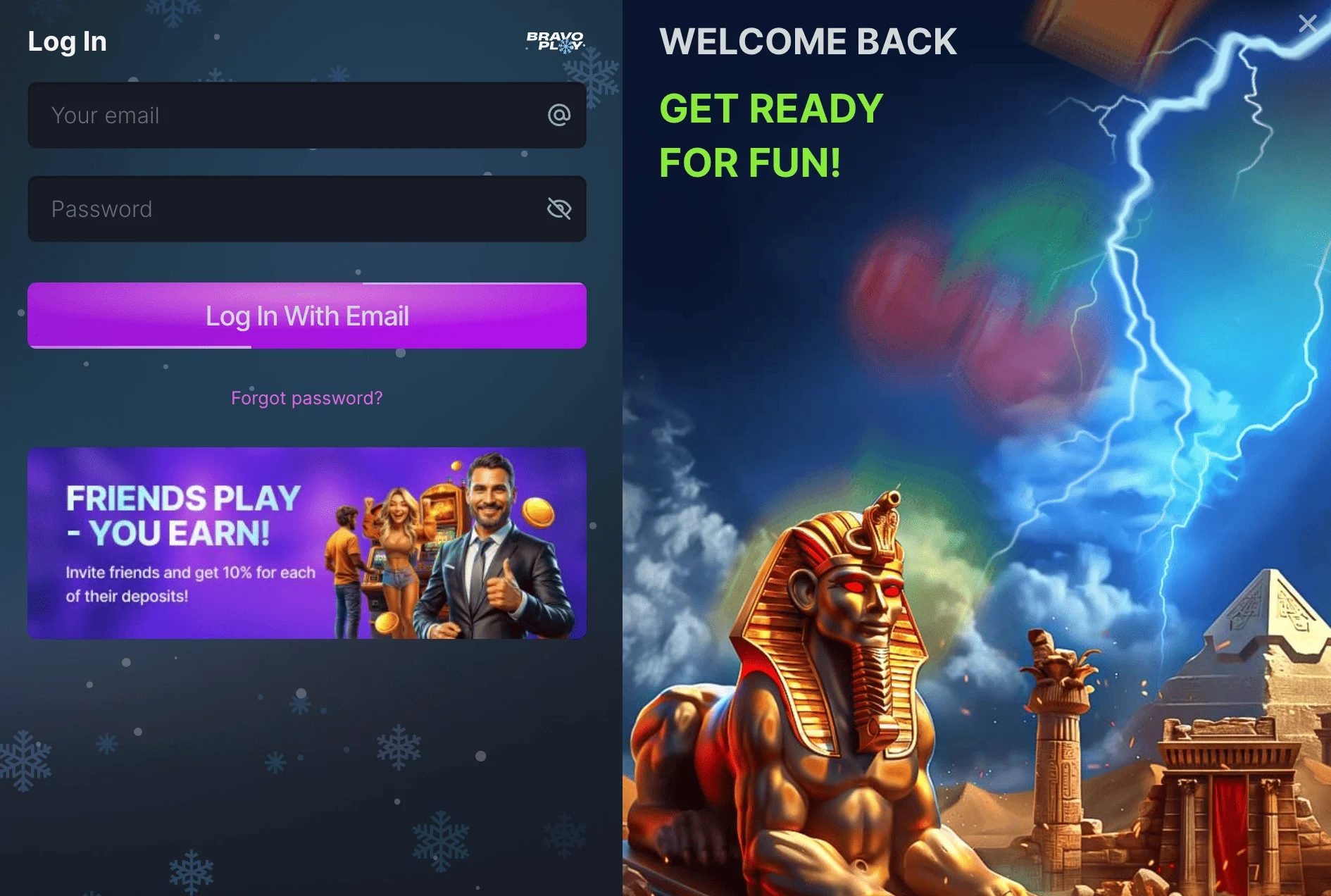 Bravoplay Casino Login